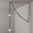 GobekUsa Leather Marble Pendant Lights Luxury Dimmable Fixture Easy Installation Bedroom Living Room Lamp