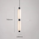 GobekUsa Acrylic Minimalist Pendant Lights | Contemporary LED Bedside Lamp for Restaurant and Industrial Decor