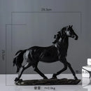 GobekUsa Elegant Horse Resin Statue for Home Office Decor