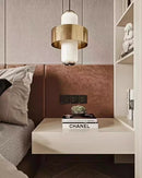 GobekUsa Glass Brass Pendant Light - Medieval Style LED Chandelier for Dining, Kitchen, Bedrooms