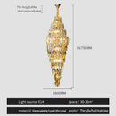 GobekUsa Crystal Chandelier for Luxe Modern European Villa Decor