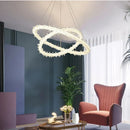 GobekUsa K9 Crystal Round Chandelier: Modern LED Pendant Lamp for Home, Living Room, Bedroom, Lobby