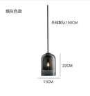 GobekUsa Glass LED Chandelier for Bedroom Dining Room Bar Office Eco-Friendly Nordic Design