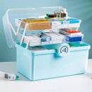 GobekUsa Household First Aid Kit: Portable & Multifunctional Emergency Box with Multiple Compartments