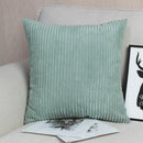 GobekUsa Corduroy Pillow Cover: Striped Cushion for Sofa Bed - Nordic Home Decor