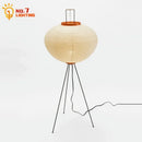 GobekUsa Akari Noguchi Wabi-sabi LED Floor Lamp for Living Room Decor
