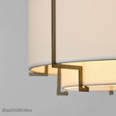 GobekUsa Chinese Cloth Art Pendant Lamp Modern Minimalist Living Room ceiling lamp.