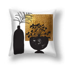 GobekUsa Ginkgo Leaves Print Sofa Pillowcase 45x45cm Modern Nordic Chair Cushion Cover