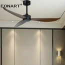 GobekUsa 46" Plastic Blade Ceiling Fan with Remote Control for Living Room