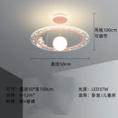 GobekUsa Astronaut LED Chandeliers: Remote-controlled Ceiling Pendant for Children's Room, Boy's Study, Nursery