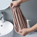 GobekUsa Bowknot Coral Velvet Microfiber Hand Towels: Soft, Quick Dry, Absorbent Cleaning Cloth