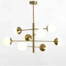 GobekUsa Glass Bubble Chandelier for Kitchen Bar Dining Bedroom Lighting