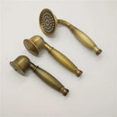 GobekUsa Antique Handheld Shower Head with Holder, Plumbing Hose, and Toilet Bidet Sprayer