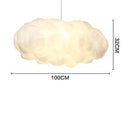 GobekUsa Cloud Cotton Pendant Light Chandelier for Living Dining Room