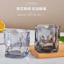 GobekUsa Iceberg Glass Cup - 250ml Clear Irregular Shape Coffee Cup