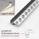GobekUsa 1m Trimless LED Aluminum Profile for Hidden Backlighting Linear Strip Light