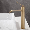 GobekUsa Bronze Bathroom Sink Faucet Hot & Cold Brass Basin Mixer Water Tap