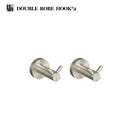 GobekUsa Brushed Nickel Stainless Steel Bathroom Hardware Set Towel Bar Ring Holder Robe Hook