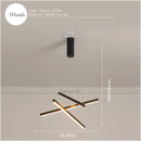 GobekUsa LED Nordic Chandelier: Modern Pendant Light for Living, Dining, and Bedroom