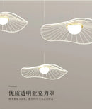 GobekUsa Lotus Leaf LED Pendant Light for Modern Minimalist Living Room, Bedroom, and Dining