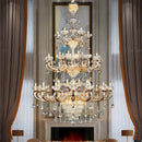 GobekUsa Crystal Candle Chandelier for Home Living Room Dining Bedroom