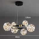 GobekUsa Crystal Chandelier: Modern Stair Pendant Lamp for Living Room, Interior Lighting