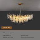 GobekUsa Crystal LED Chandelier: Luxury Pendant Lamp for Home Decor