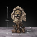 GobekUsa Animal Statue Collection: Eagle Wolf Lion Tiger Horse Desktop Artwork Decoration & Gift