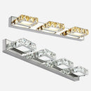 GobekUsa Crystal LED Mirror Light: Modern Bathroom Wall Sconce Stainless Steel Lighting Fixtures