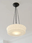 GobekUsa French Retro Shanghai Style Glass Lamp Chandelier