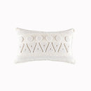 GobekUsa Cotton Tassels White Cushion Covers 45x45/30x50cm - Square Geometry Pillowcase