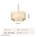 GobekUsa Chinese Cloth Art Pendant Lamp Modern Minimalist Living Room ceiling lamp.