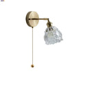 GobekUsa Clear Glass LED Wall Sconce Modern Rotate Stair Light