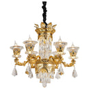 GobekUsa Crystal Chandelier: Modern, Simple Luxury Lighting for Living Room, Restaurant, Home