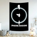 GobekUsa Imagine Dragons Band Poster Tapestry Rock Singer Wall Art Banner Decoration