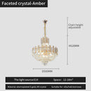GobekUsa French Bead Chain Crystal Chandelier for Luxury Spaces