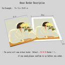 Abstract Girl Hand Fruit Flower Leaf Vase Wall Art Canvas Painting