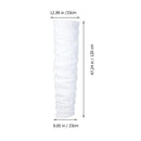 GobekUsa Elegant Column Floor Lamp with Rice Paper Shade for Living Room