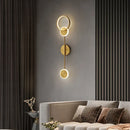 GobekUsa Gold Plated Luxury LED Wall Lamp for Bedroom & Living Room