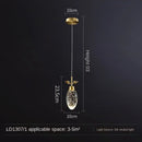 GobekUsa Crystal Chandelier: Modern Luxury LED Lighting for Home, Restaurant, Bedroom - Nordic Style