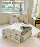 GobekUsa Cartoon Printed Summer Lightweight Cooling Blanket for Kids and Students.