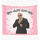 GobekUsa Bulldog Fun Tapestry Live Laugh Love Wall Hanging Dorm Decor
