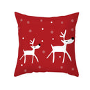 GobekUsa Christmas Santa Elk Pillowcase 45x45cm for Sofa Chair Decor