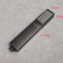 GobekUsa Black High Pressure Handheld Shower Head for Water Saving and Bathroom Rainfall