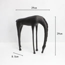 GobekUsa Abstract Horse Iron Sculpture - Metal Animal Figurine for Home Decor