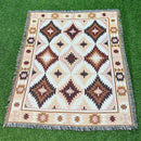 GobekUsa Bohemian Classic Design Thread Blanket and Throw