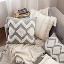GobekUsa Boho Morocco Tufted Tassel Cushion Cover for Modern Home Decor