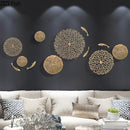 GobekUsa Gold Coral Carp Lotus Leaf Fish Wall Decor Ornaments