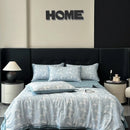 GobekUsa Cool Silk Summer Quilt Set with Sheets & Pillowcases