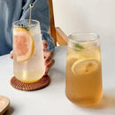 GobekUsa Glass Coffee Cup Set 500ml - Retro Transparent Tea Drink Mug - Drinkware Collection